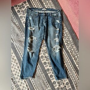 Distressed Jean, relaxed fit from Abercrombie and fitch